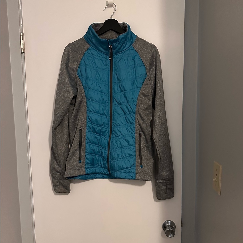 Women's Swiss Alps Blue and Gray Jacket